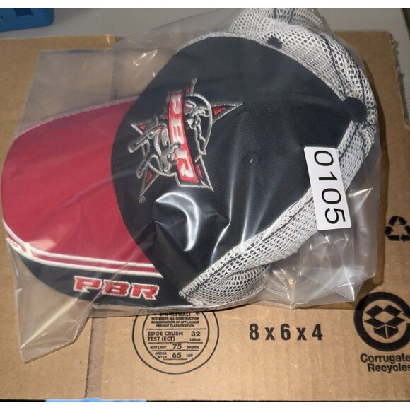 PBR Professional Bull Riders Mesh Snap Back Hat O/S - Picture 14 of 14